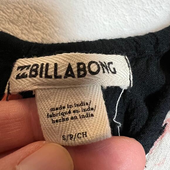 Billabong Distant Highway Blouse Top Size Small Lightweight Floral Print - Picture 6 of 11